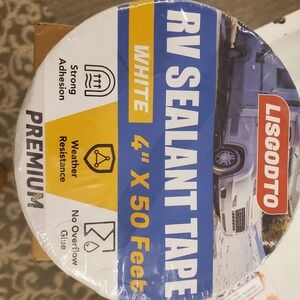 LISGODTO‎ Premium Repair Sealant Tape RV Seaming and Patching Tape 4" X 50' NIB!